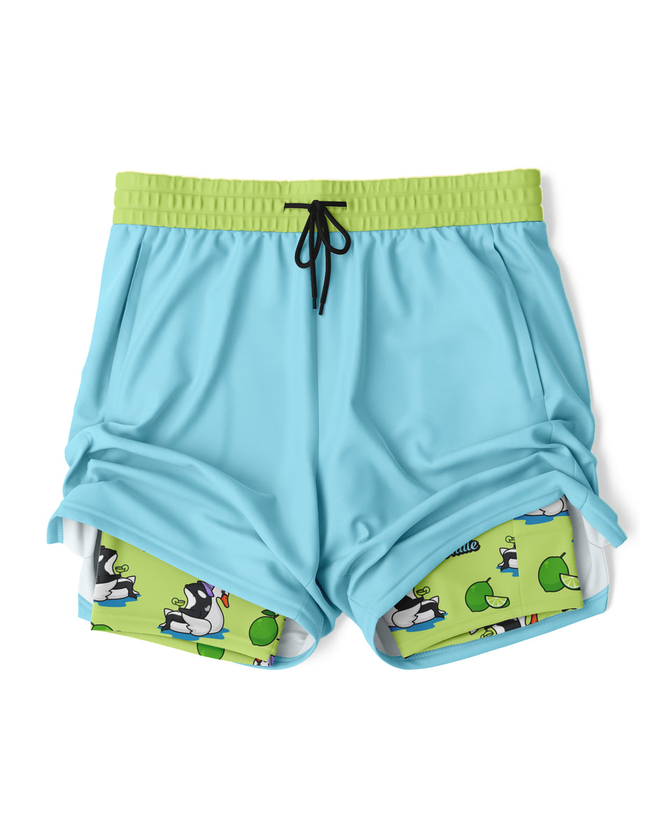 Chiller Whale 2-in-1 Sport Shorts