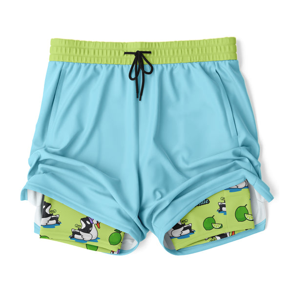 Chiller Whale 2-in-1 Sport Shorts