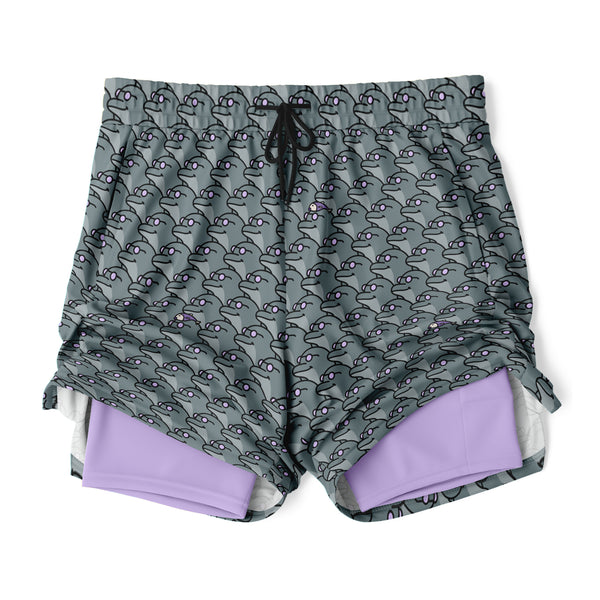 Cool Dolphins 2-in-1 Sport Shorts