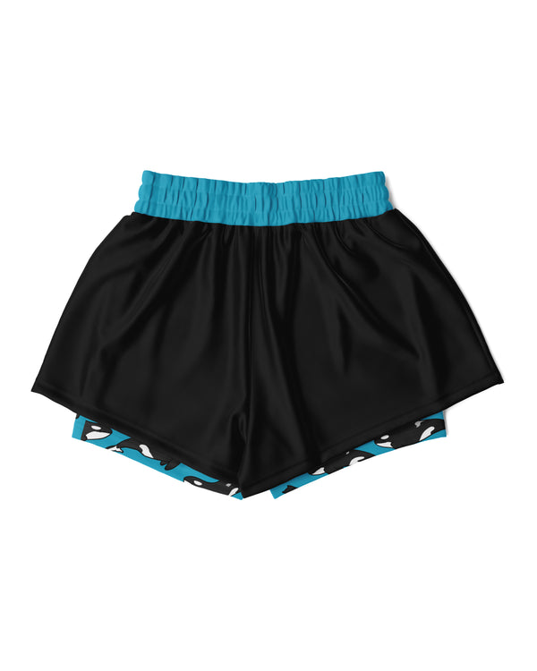 Blue Orca Women's 2-in-1 Sport Shorts