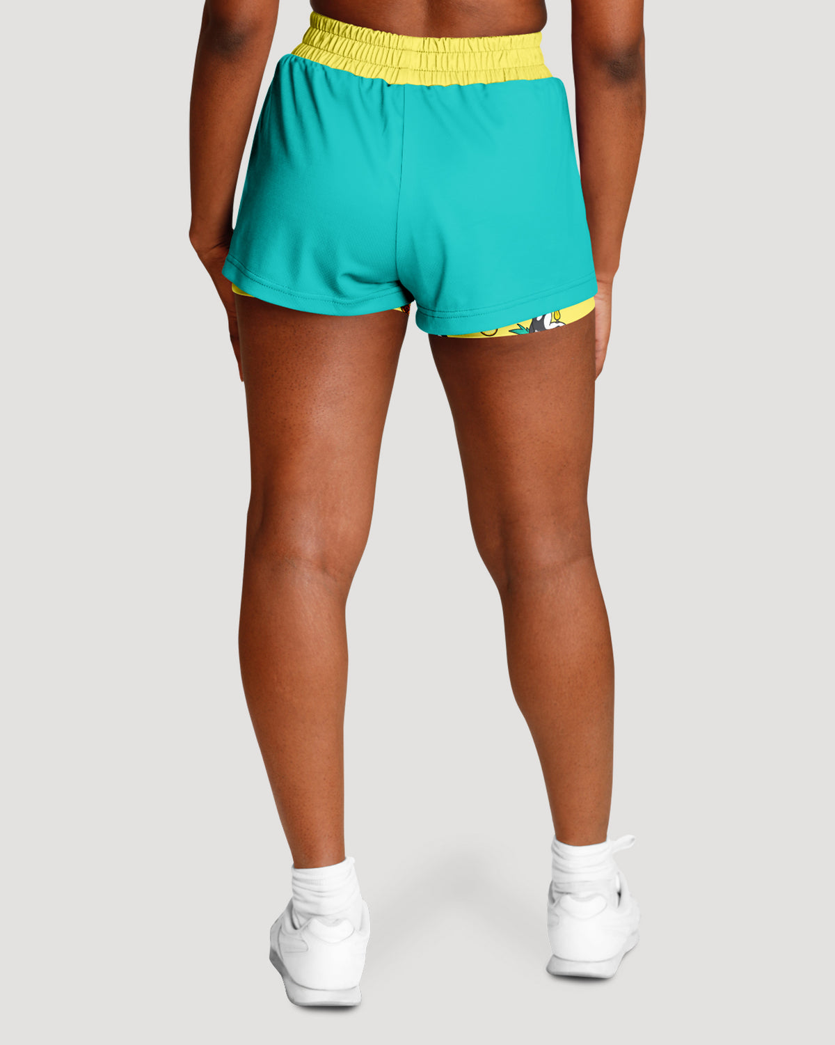 Chiller Whale Pineapple Orca Women's 2-in-1 Sport Shorts