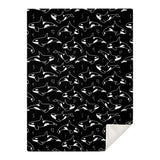 Black And White Orca Blanket - All Everything Dolphin