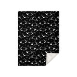 Black And White Orca Blanket - All Everything Dolphin