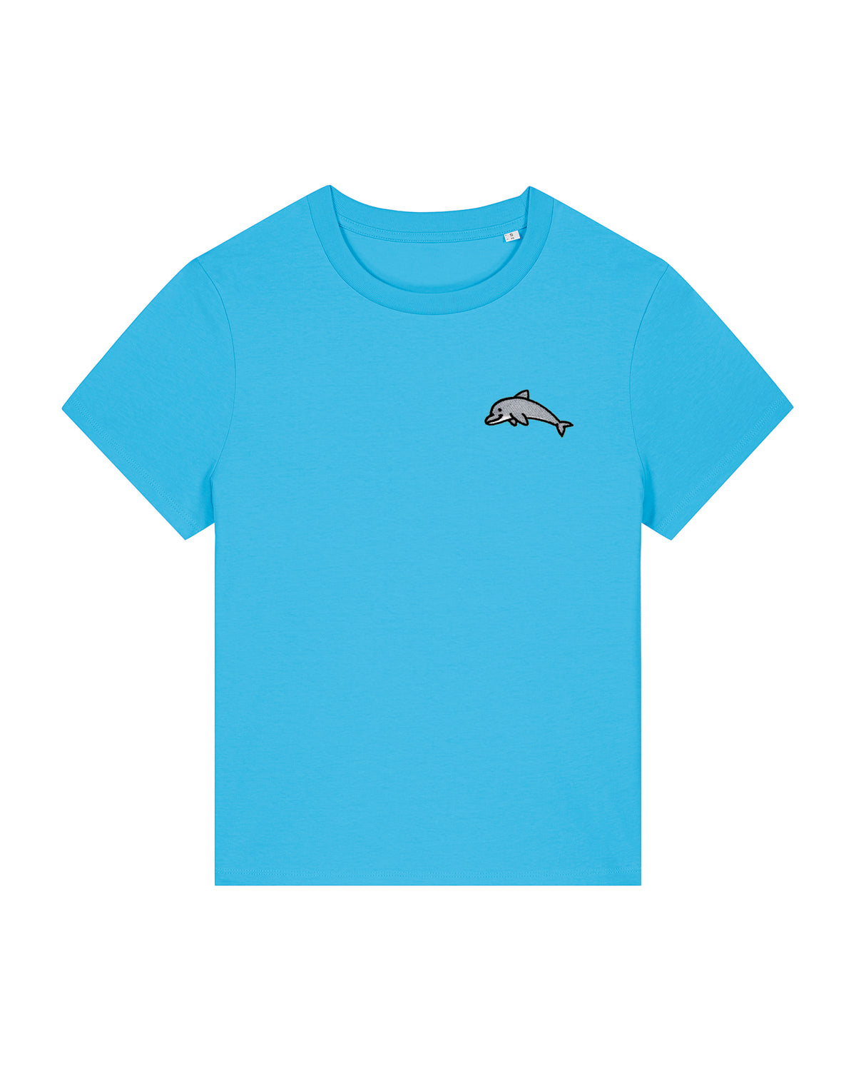 Dolphin Embroidered Women's T-Shirt