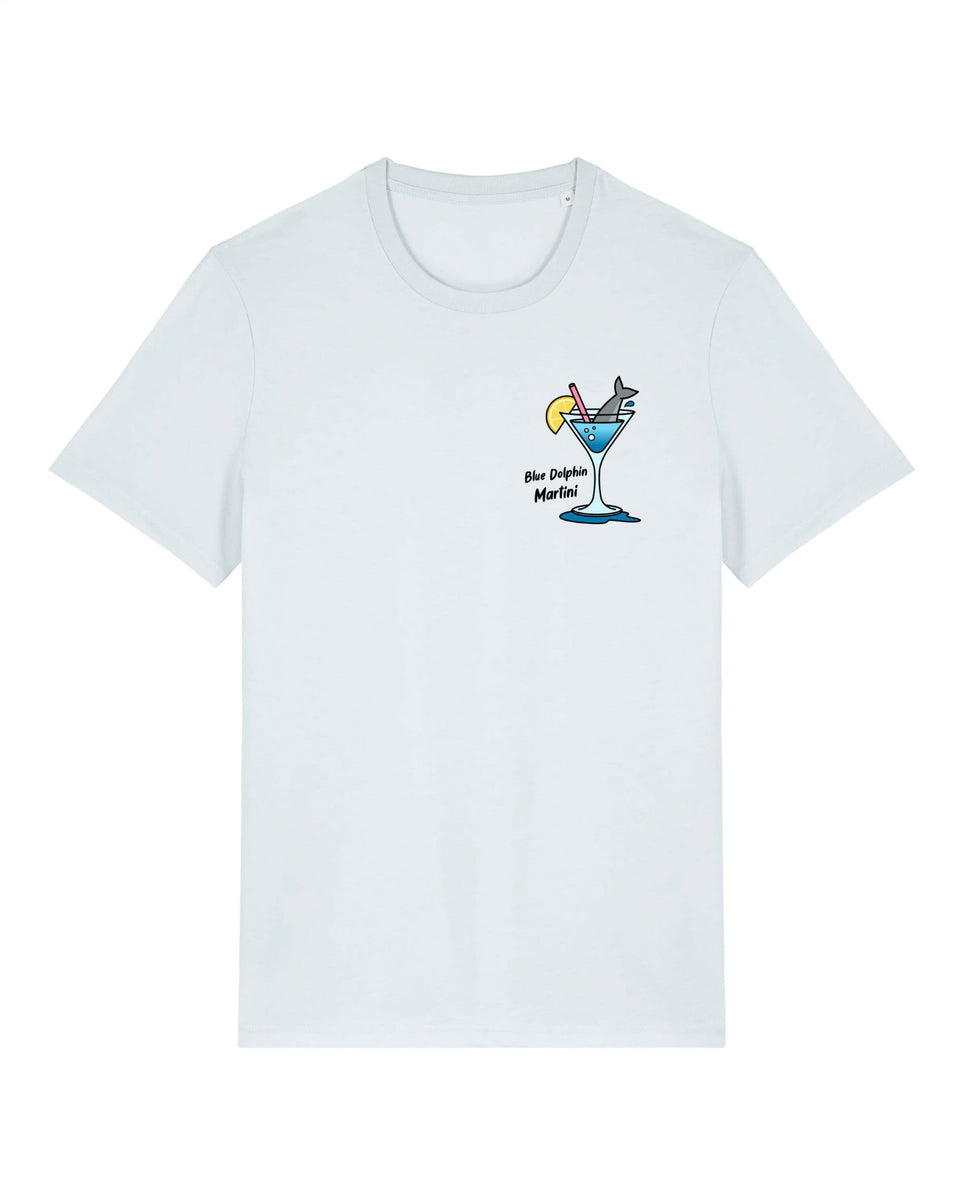 Blue Dolphin Martini T-Shirt