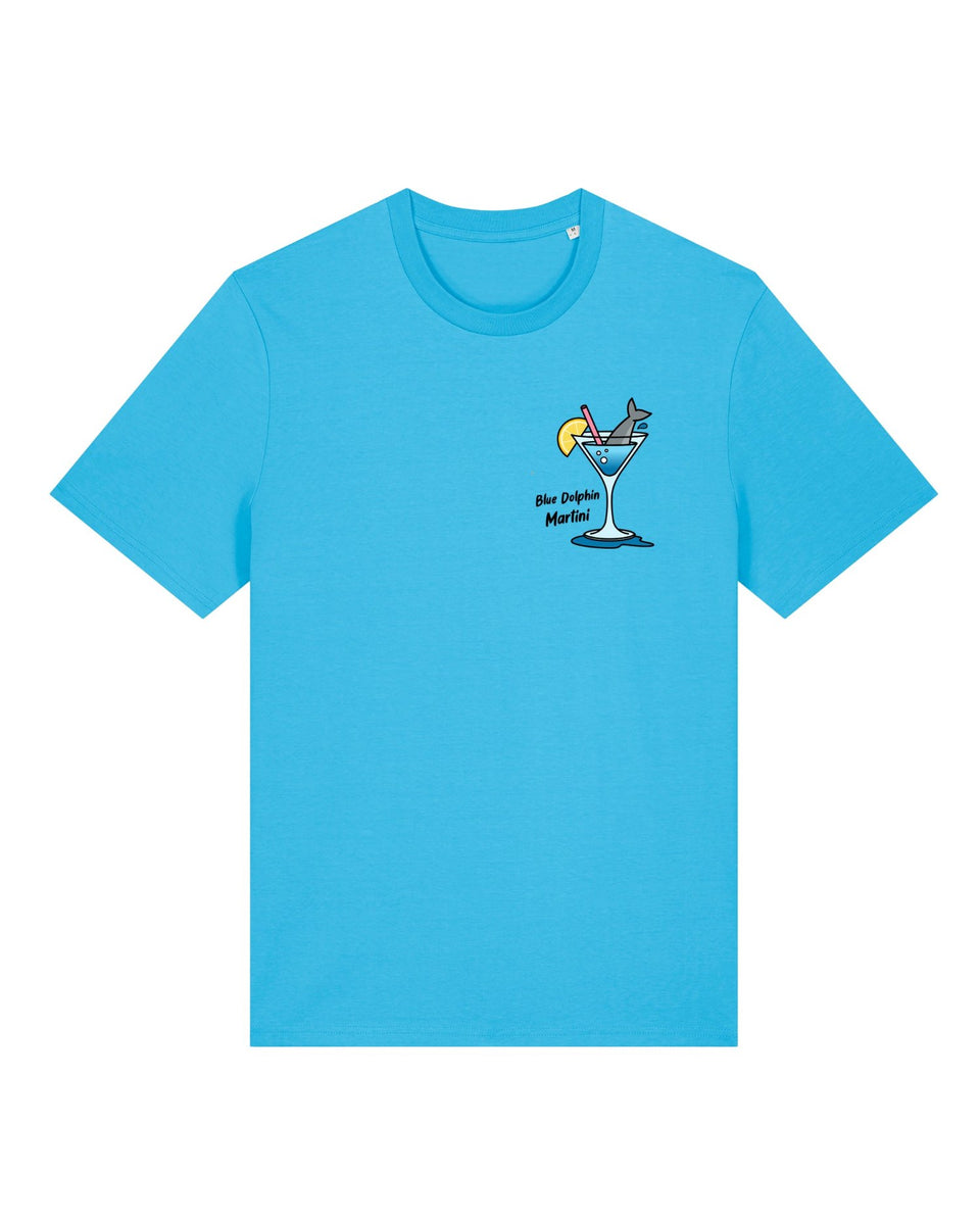 Blue Dolphin Martini T-Shirt