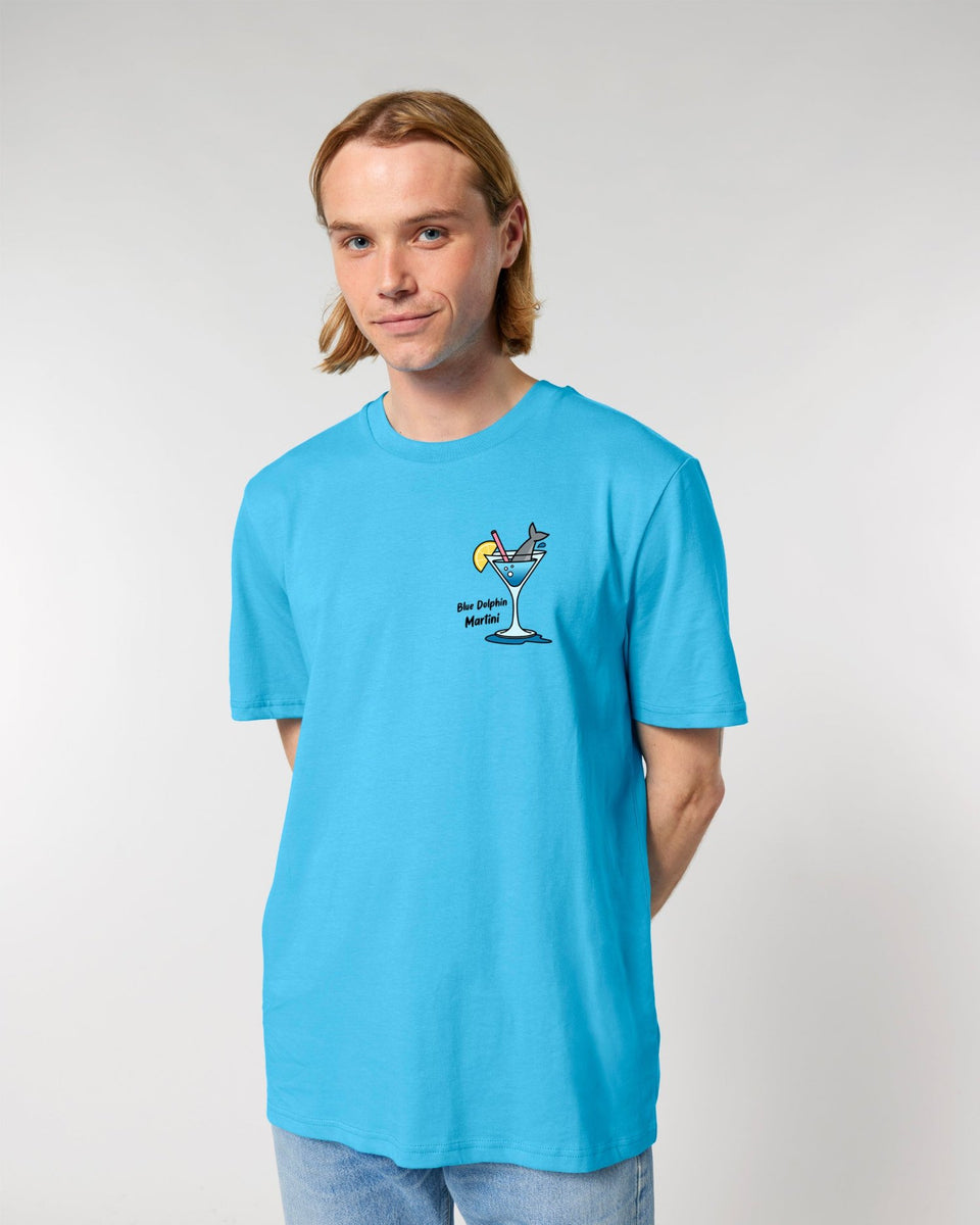 Blue Dolphin Martini T-Shirt