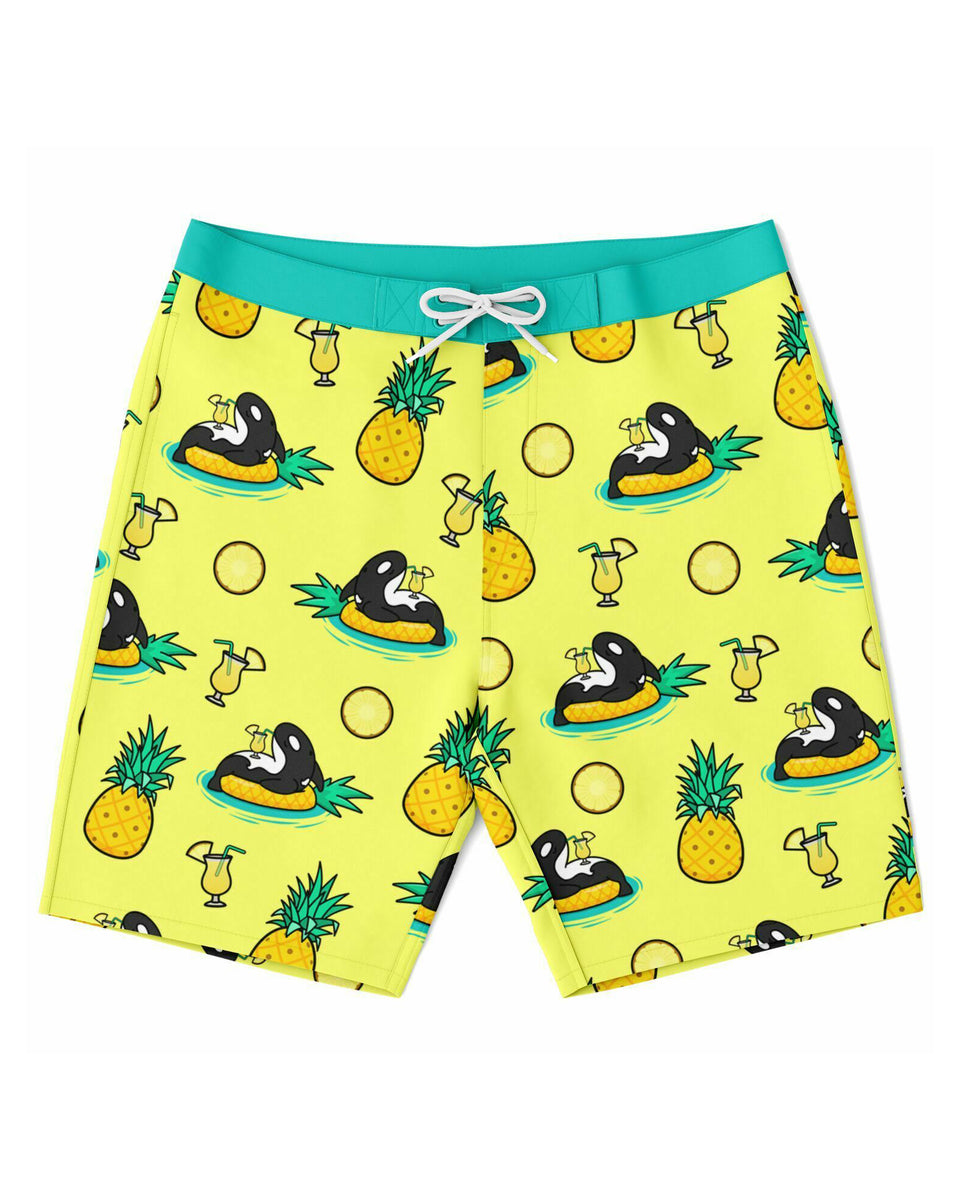 Pineapple Orca Board Shorts