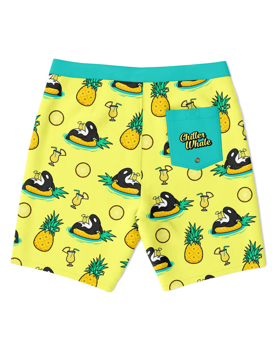 Pineapple Orca Board Shorts