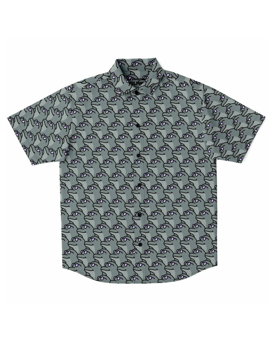Cool Dolphins Button Shirt