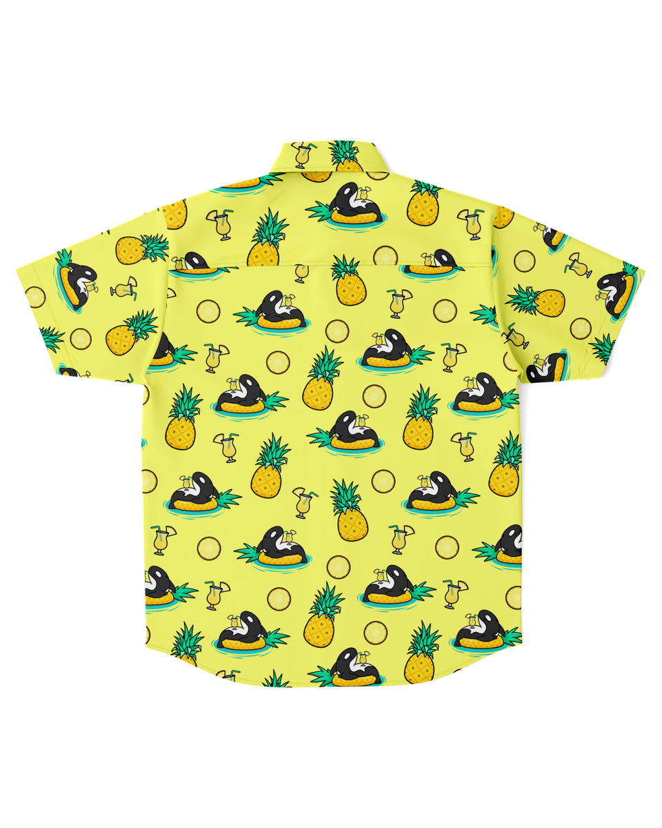 Pineapple Orca Button Shirt