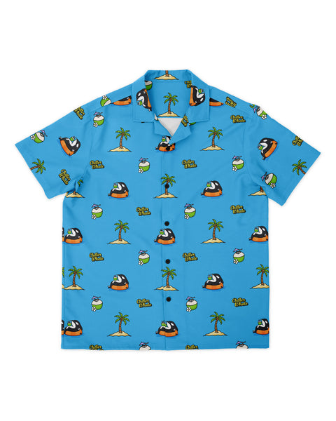 Chiller Whale Coconut Button Up Shirt