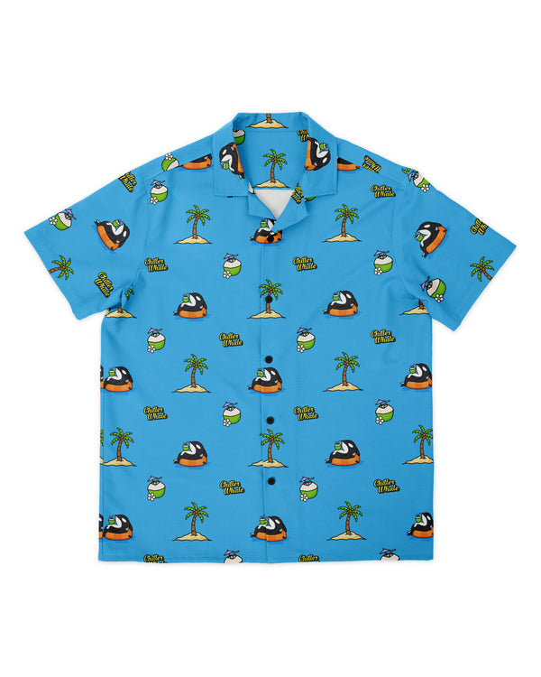 Chiller Whale Coconut Button Up Shirt
