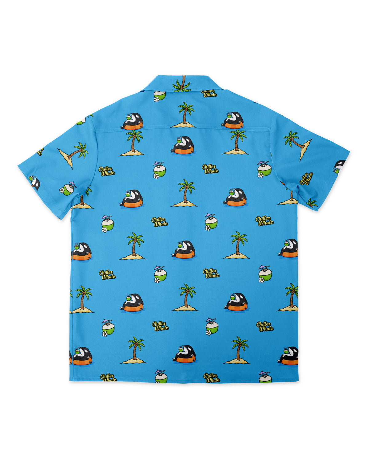 Chiller Whale Coconut Button Up Shirt