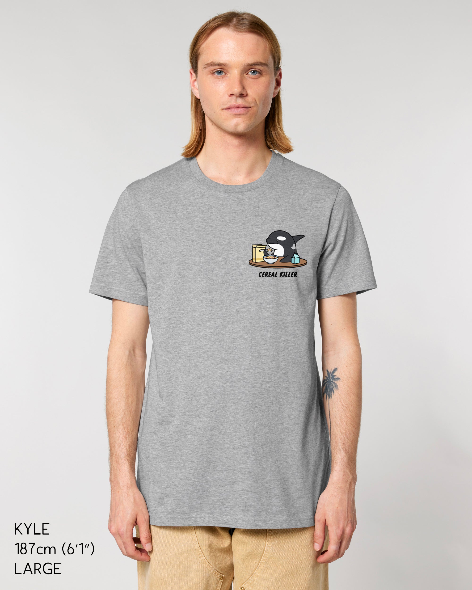 Cereal Killer Lightweight T-Shirt - Funny Orca Breakfast Tee – All