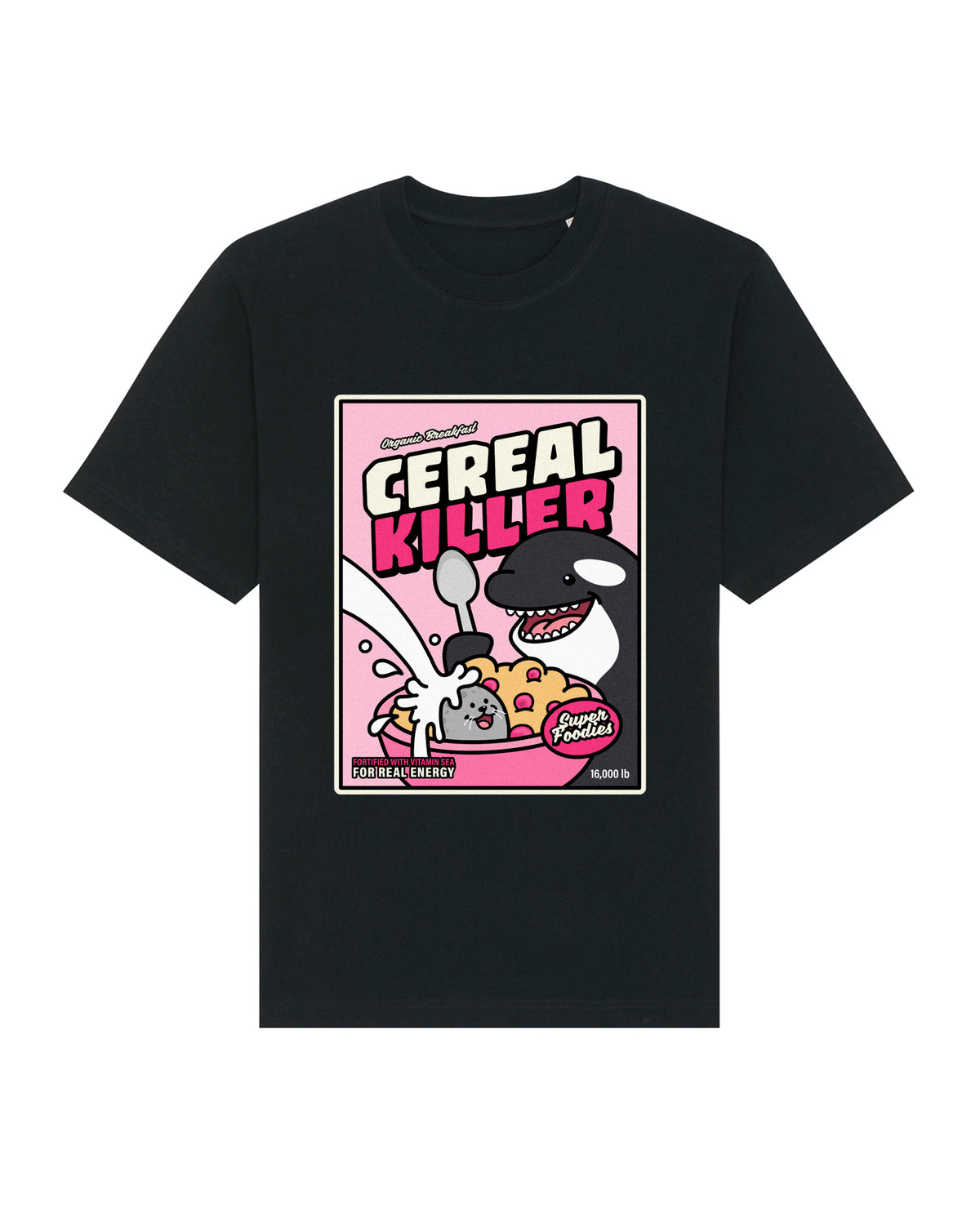Cereal Killer Pink Heavy Relaxed Fit T-Shirt