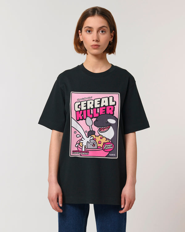 Cereal Killer Pink Heavy Relaxed Fit T-Shirt