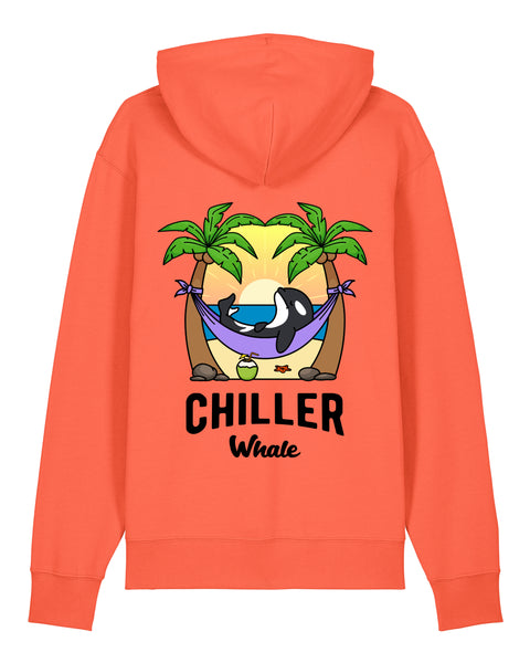 Chiller Whale Palm Trees Hoodie - All Everything Dolphin