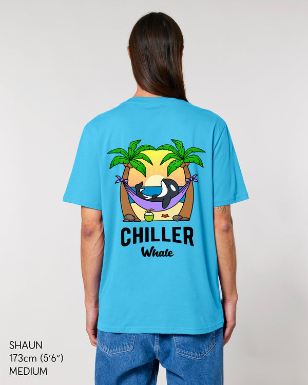 Chiller Whale Palm Trees T-Shirt