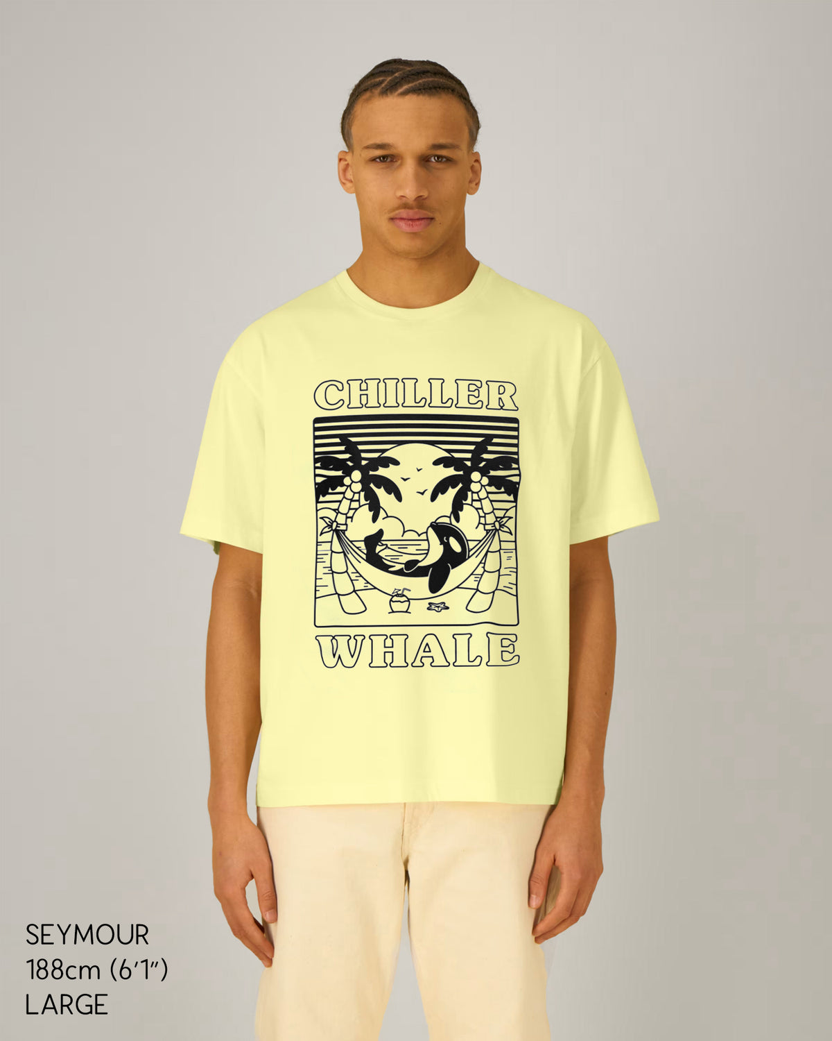 Chiller Whale Lightweight Relaxed Fit T-Shirt