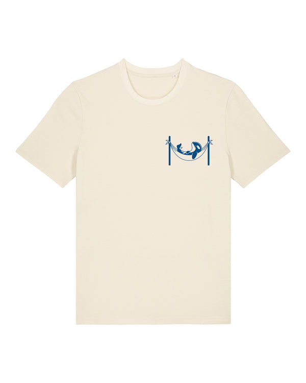 Chiller Whale Palm Trees Blue T-Shirt