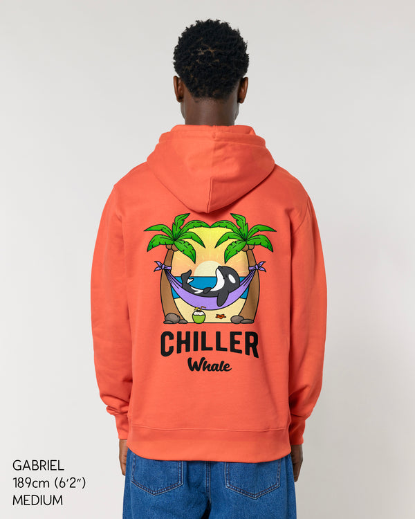 Chiller Whale Palm Trees Hoodie