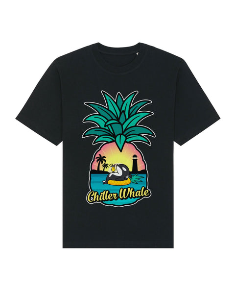 Chiller Whale Pineapple Heavy Relaxed Fit T-Shirt – All Everything