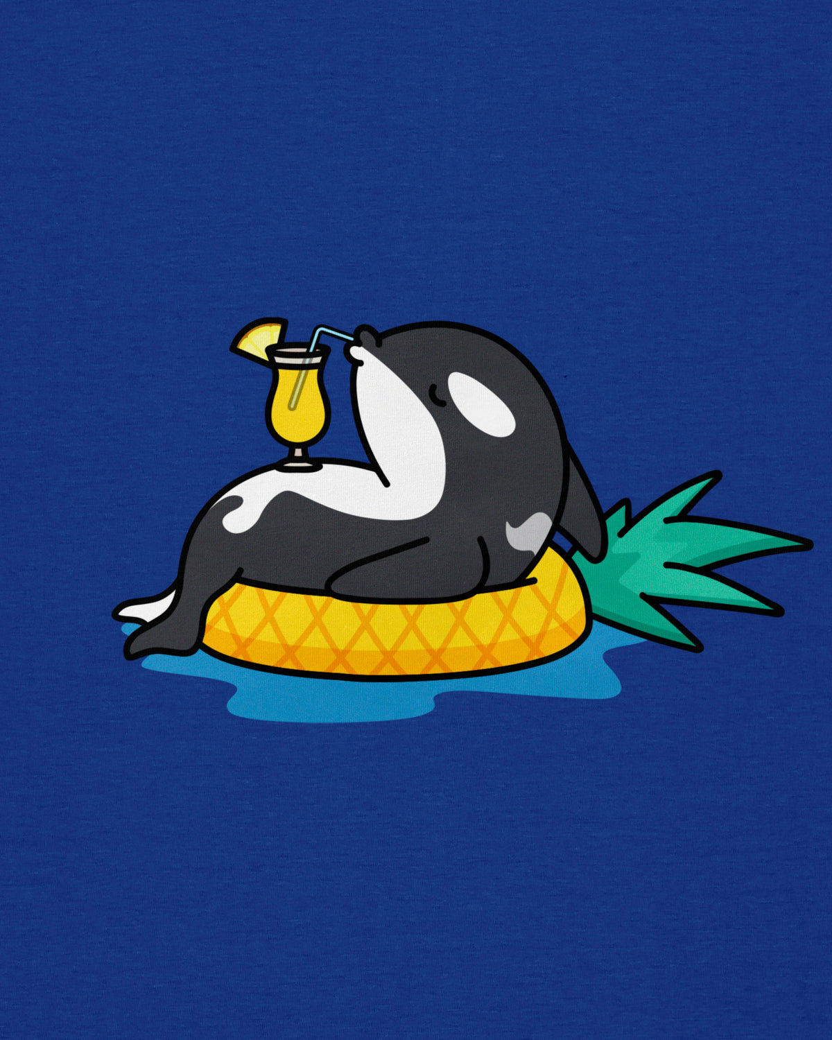 Chiller Whale Pineapple T-Shirt
