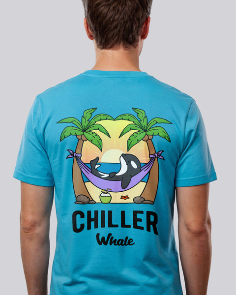 Chiller Whale Palm Trees T-Shirt