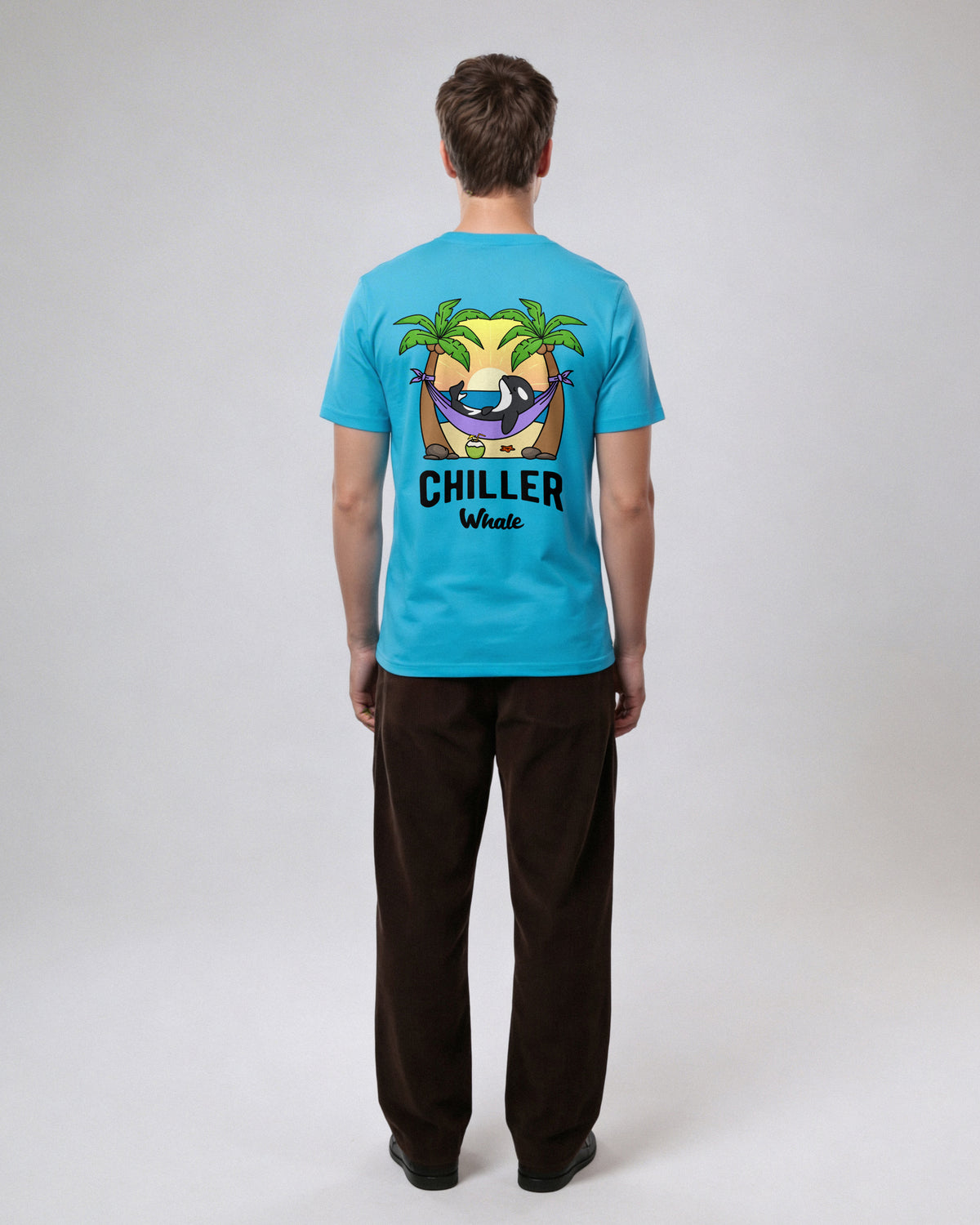 Chiller Whale Palm Trees T-Shirt