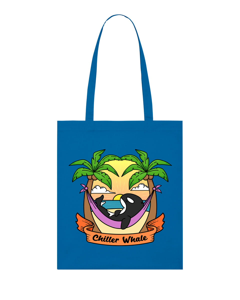 Chiller Whale Tote Bag