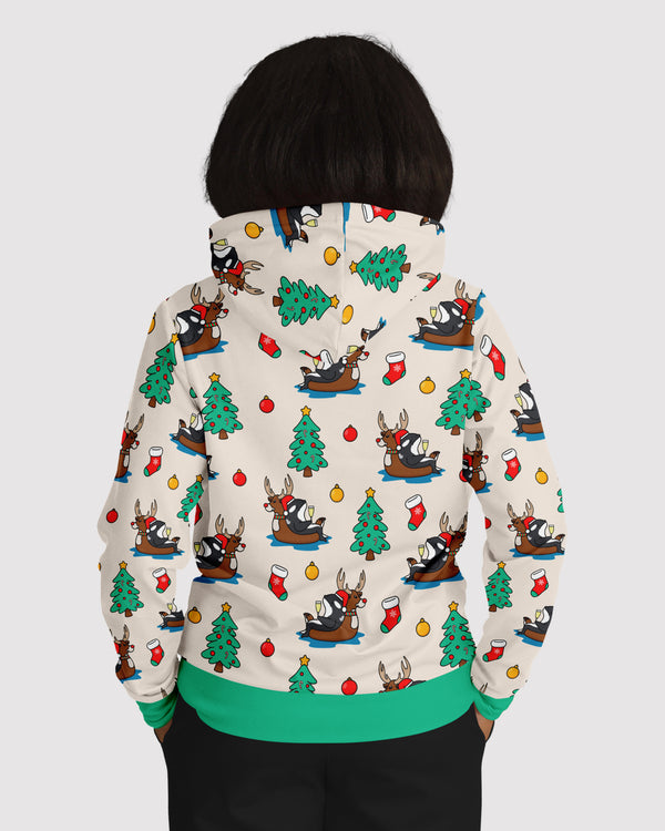 Christmas Orca AOP Hoodie