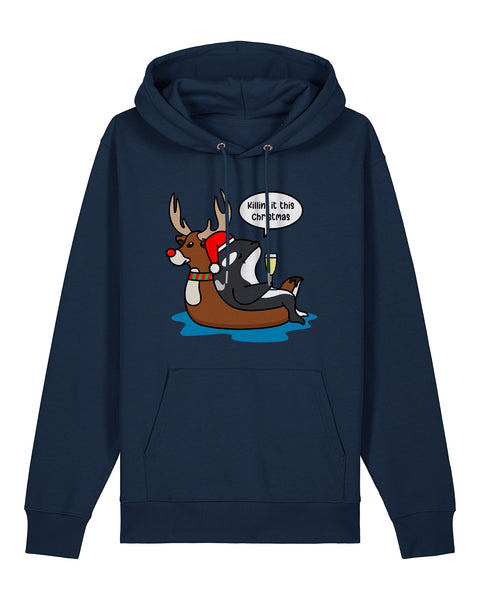 Christmas Orca Hoodie