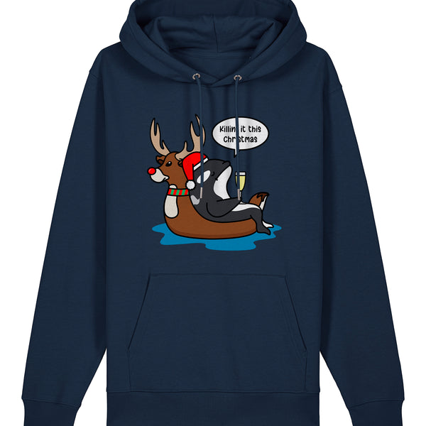 Christmas Orca Hoodie