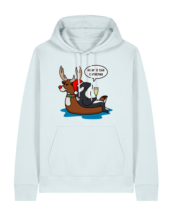 Christmas Orca Hoodie