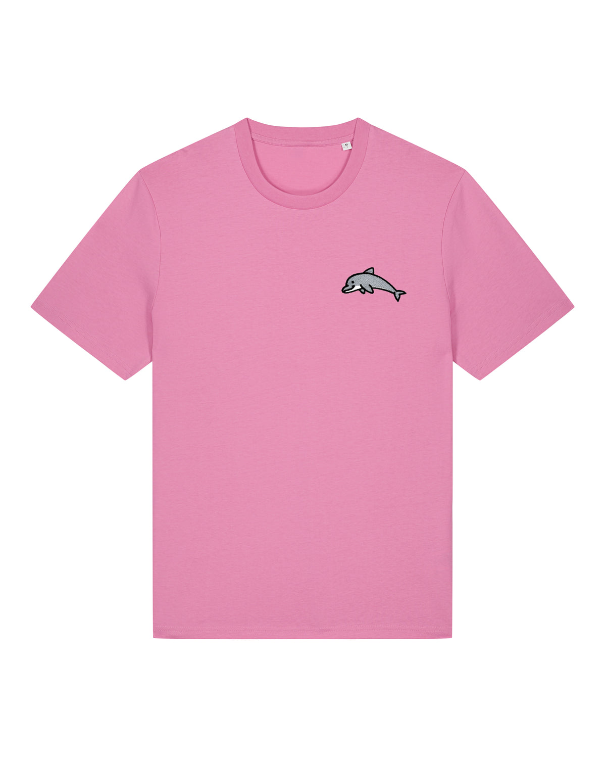 Dolphin Embroidered Pink T-Shirt