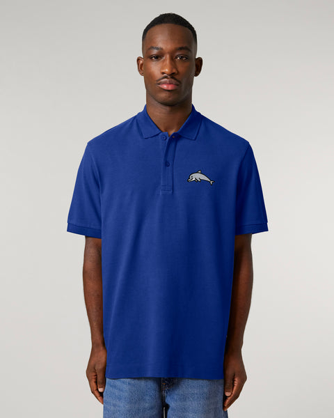 Dolphin Blue Polo Shirt