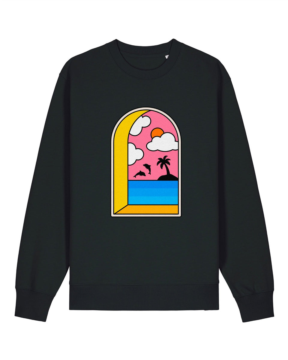 Dolphin Window Sweatshirt - All Everything Dolphin