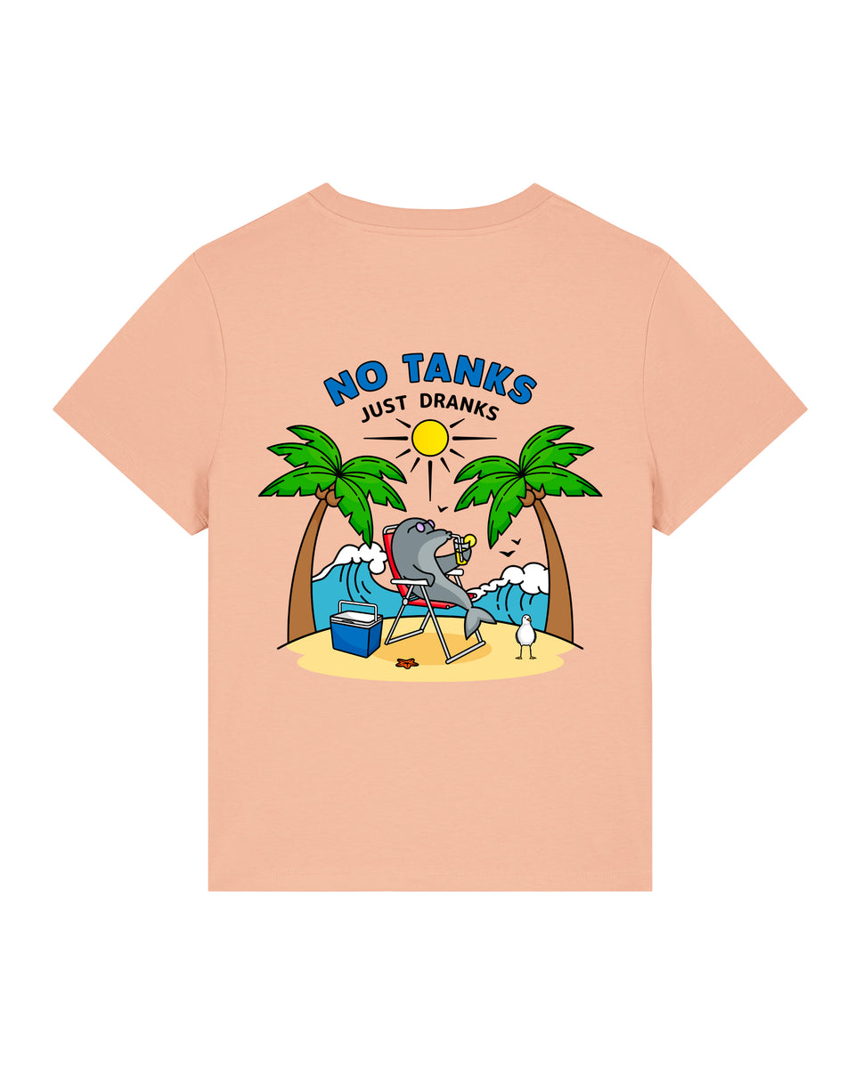 No Tanks Just Dranks Women's T-Shirt - All Everything Dolphin