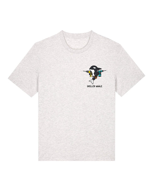 Driller Whale T-Shirt - Funny Orca Drill Pun Ocean Tee – All