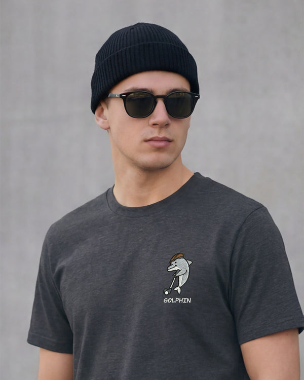 Golphin Dark Embroidered T-Shirt