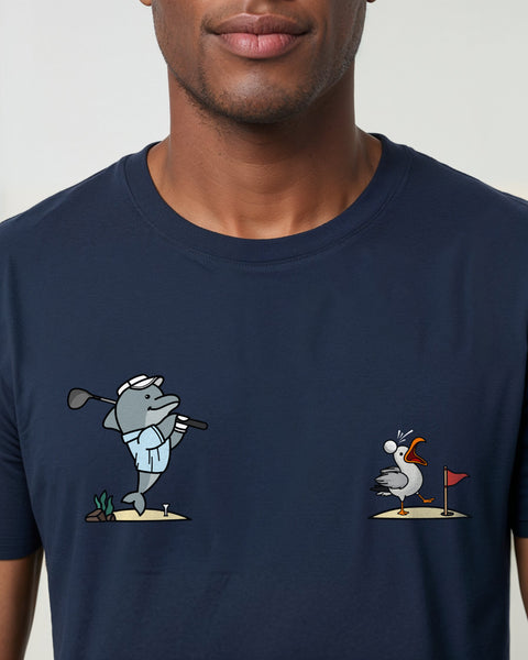 Golphin Hitting A Birdie T-Shirt
