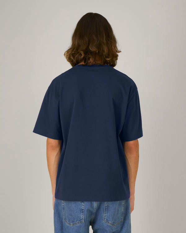 Person wearing Golphin Cart relaxed fit t-shirt casual golf wear