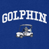 Golphin Cart Blue Heavy Relaxed Fit T-Shirt - All Everything Dolphin