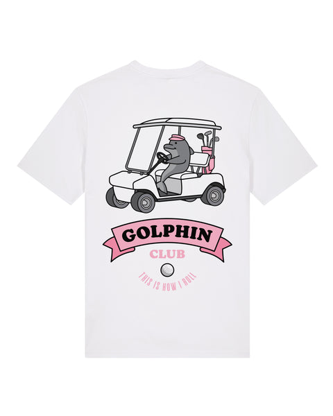 Golphin Cart Pink T-Shirt