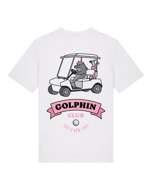 Golphin Cart Pink T-Shirt