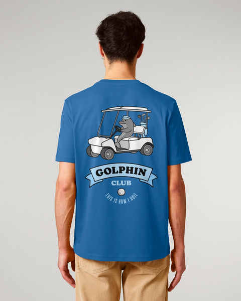 Golphin Cart Blue T-Shirt - All Everything Dolphin