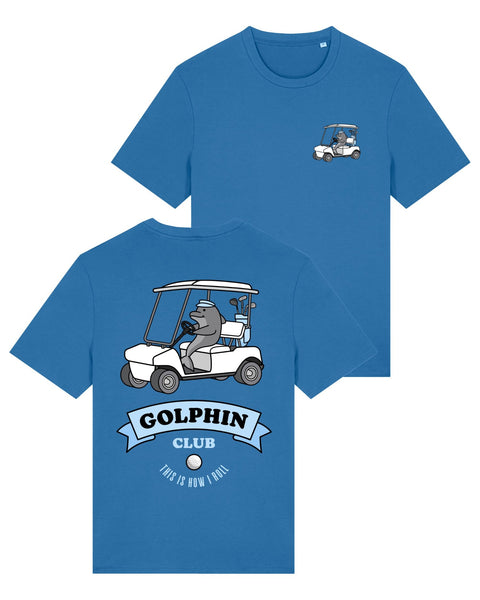 Golphin Cart Blue T-Shirt - All Everything Dolphin