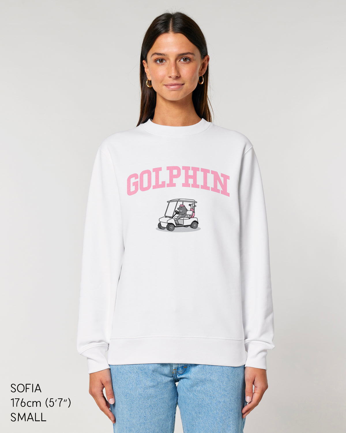 Golphin Cart Pink Sweatshirt