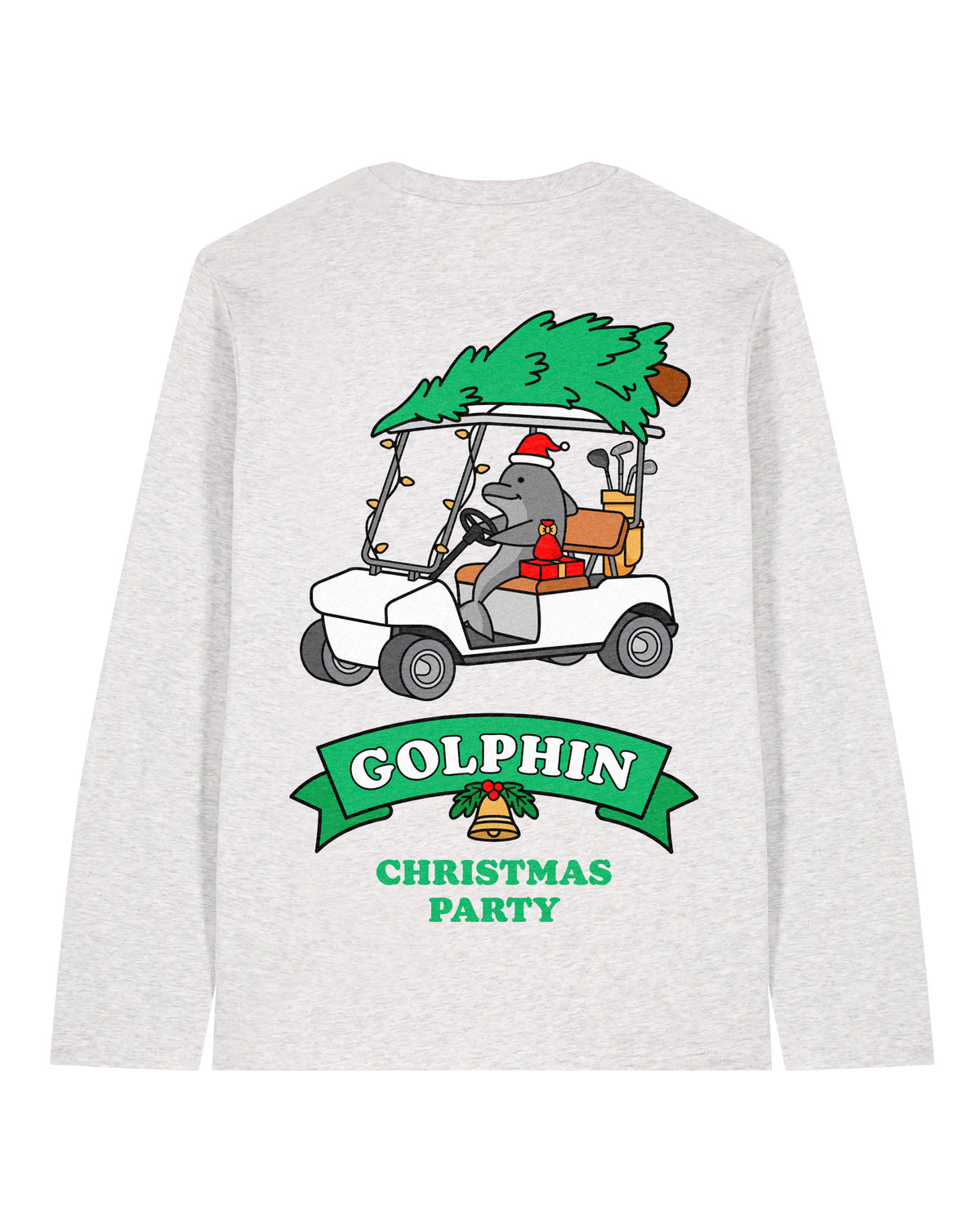 Golphin Cart Christmas Long Sleeve T-Shirt